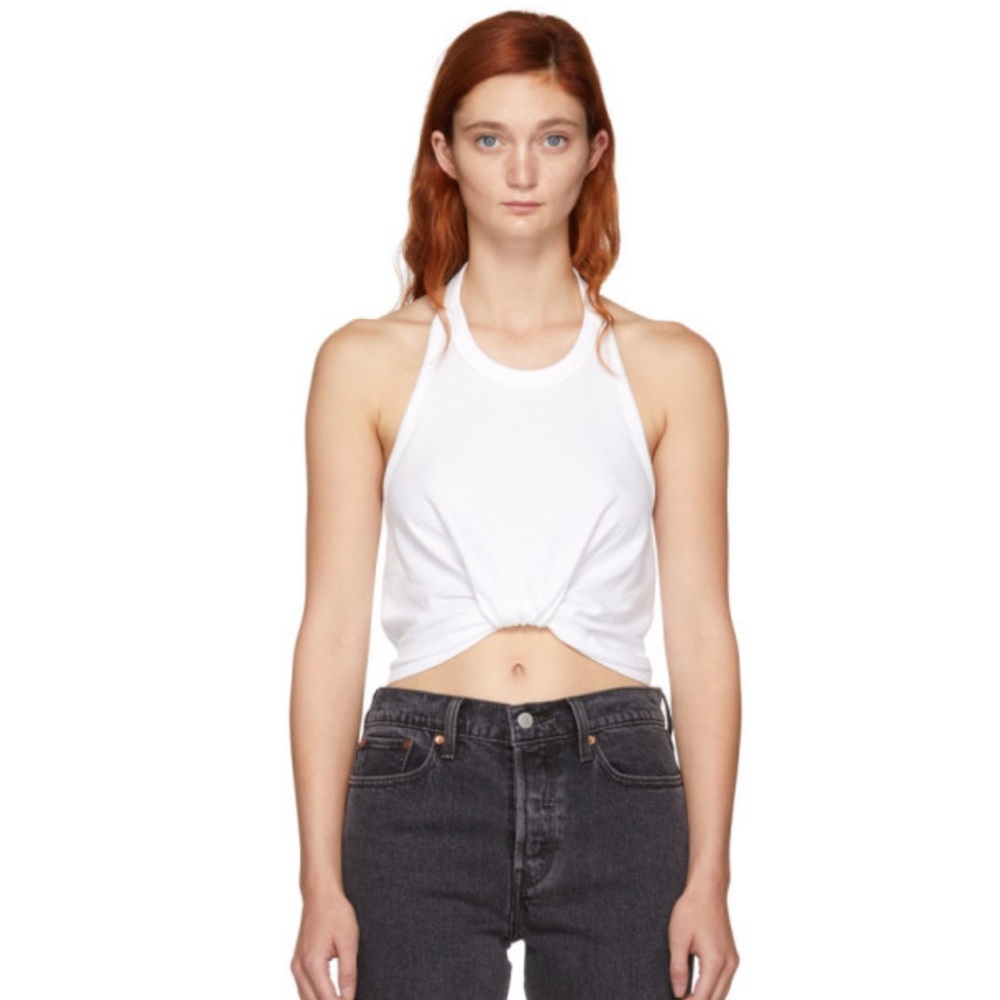 Alexander Wang twist halter top